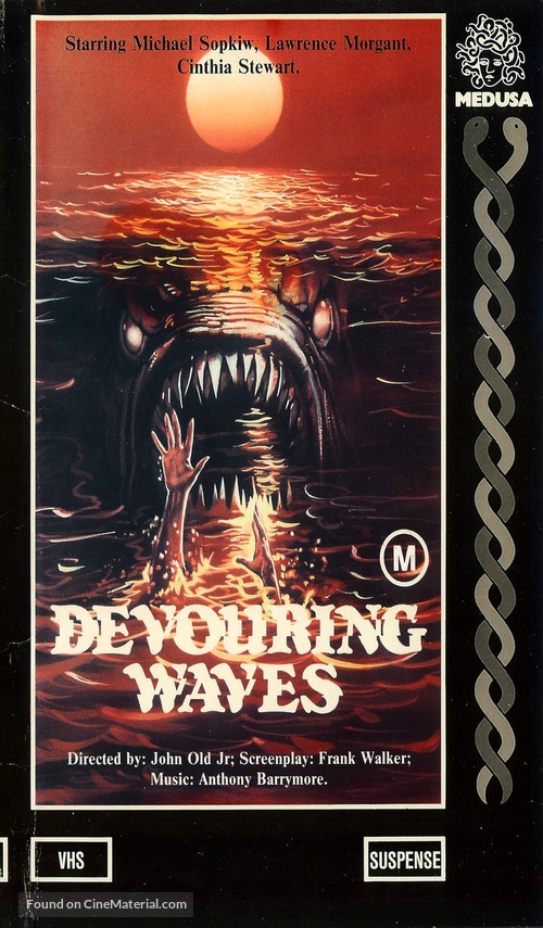 Shark: Rosso nell&#039;oceano - Australian VHS movie cover
