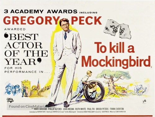 To Kill a Mockingbird - British Movie Poster