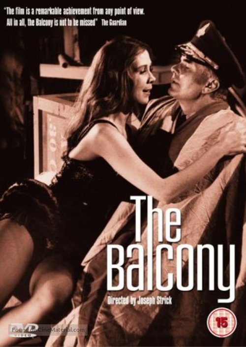 The Balcony - British DVD movie cover