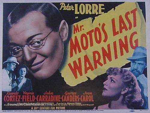Mr. Moto&#039;s Last Warning - Movie Poster
