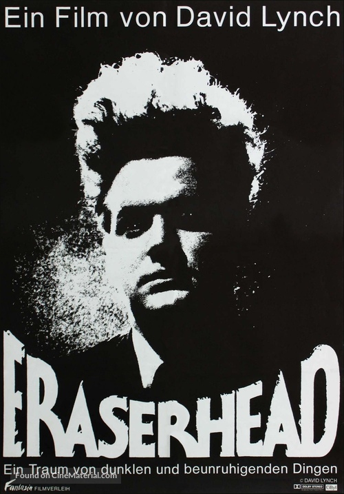 Eraserhead - German Movie Poster