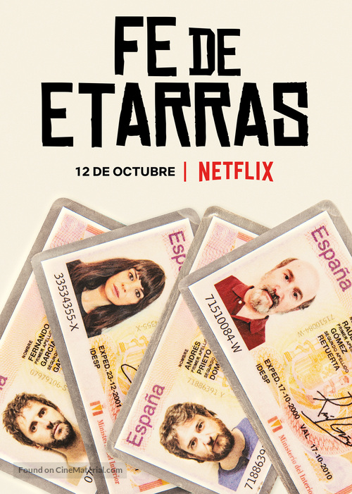 Fe de etarras - Spanish Movie Poster