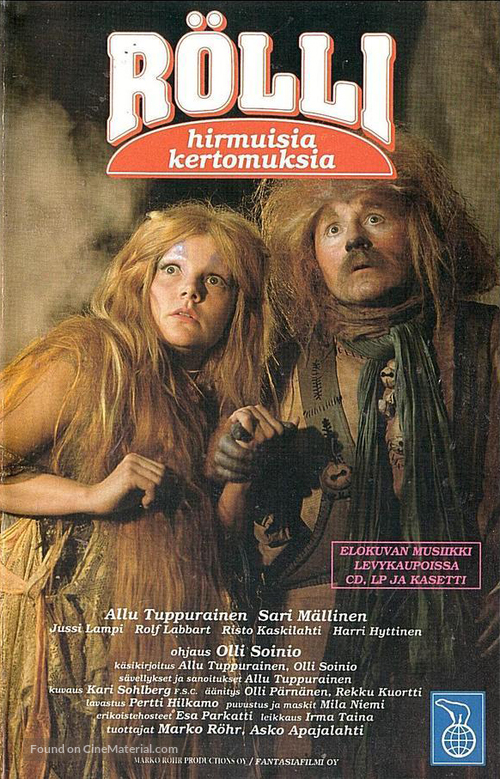 R&ouml;lli - hirmuisia kertomuksia - Finnish VHS movie cover