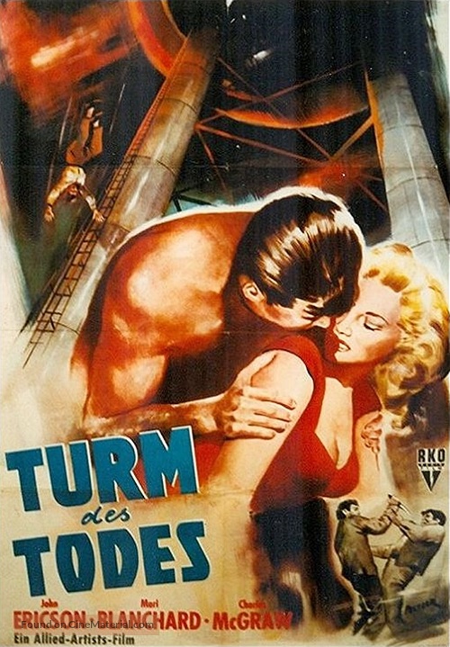 The Cruel Tower - German Movie Poster