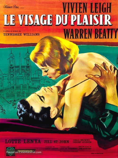 The Roman Spring of Mrs. Stone - French Movie Poster