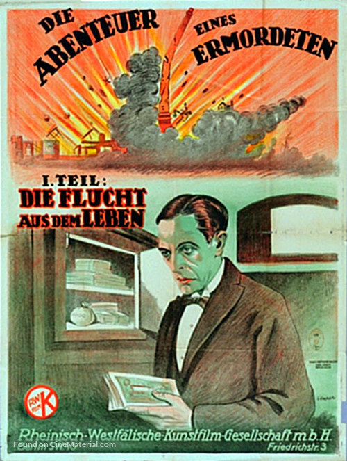 Die Abenteuer eines Ermordeten - 2. Der Smaragd des Badjah von Panlanzur - German Movie Poster