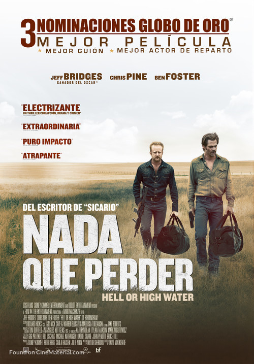 Hell or High Water - Chilean Movie Poster
