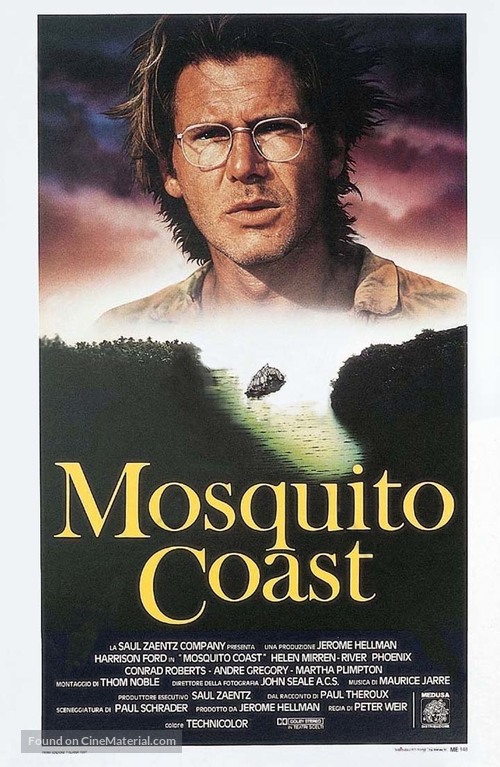 The Mosquito Coast - Italian Movie Poster