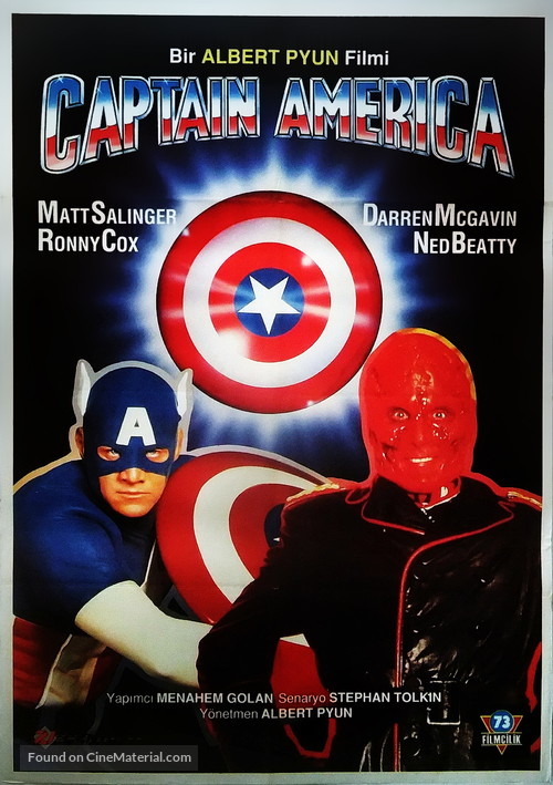 Captain America - Turkish Movie Poster