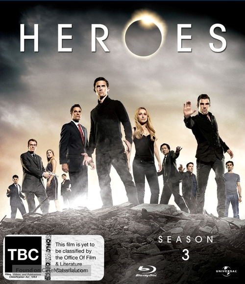 &quot;Heroes&quot; - New Zealand Blu-Ray movie cover