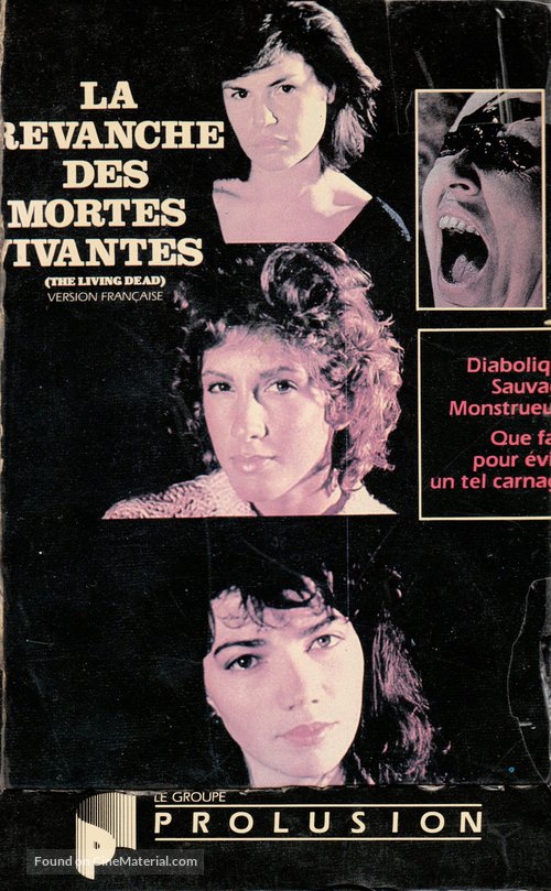 La revanche des mortes vivantes - Canadian VHS movie cover