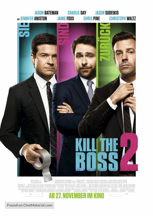 Horrible Bosses 2 - German Movie Poster