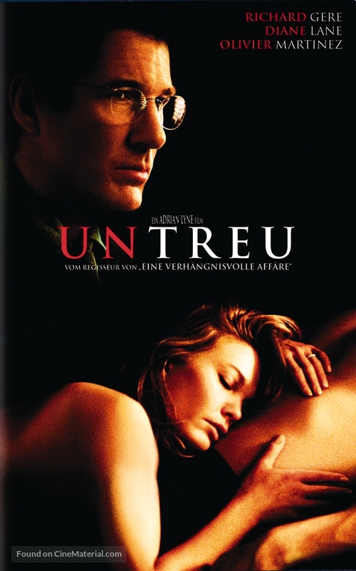 Unfaithful - German VHS movie cover
