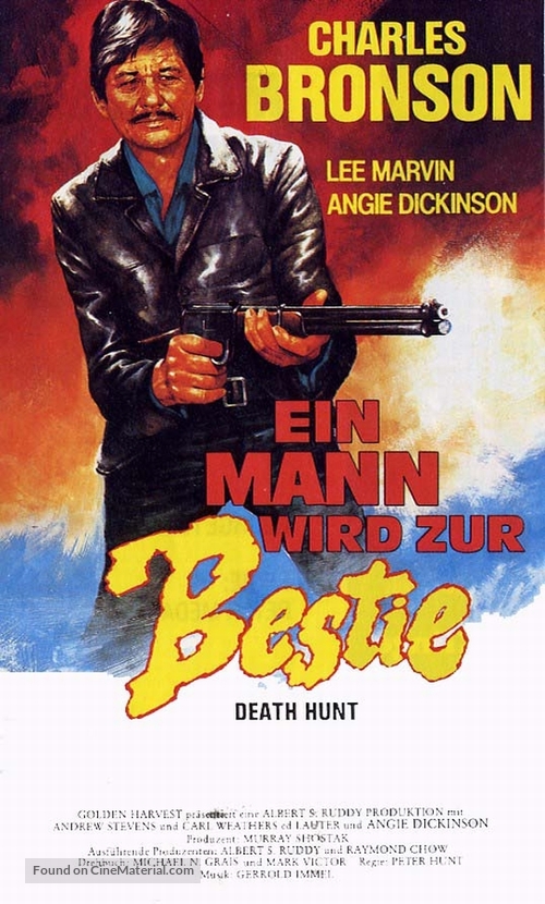 Death Hunt - German VHS movie cover