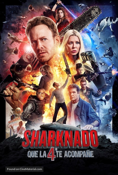 Sharknado 4: The 4th Awakens - Spanish Movie Poster