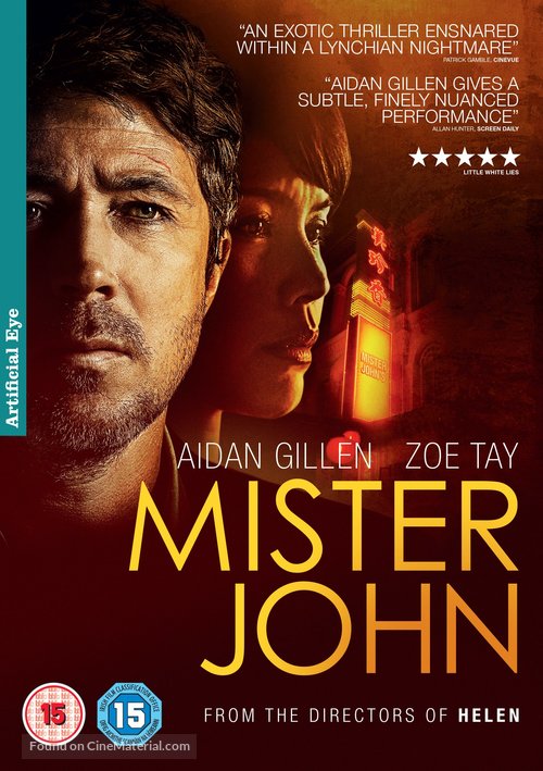 Mister John - British DVD movie cover