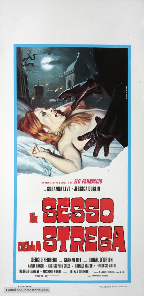Il sesso della strega - Italian Movie Poster