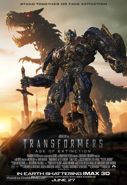 Transformers: Age of Extinction - Movie Poster