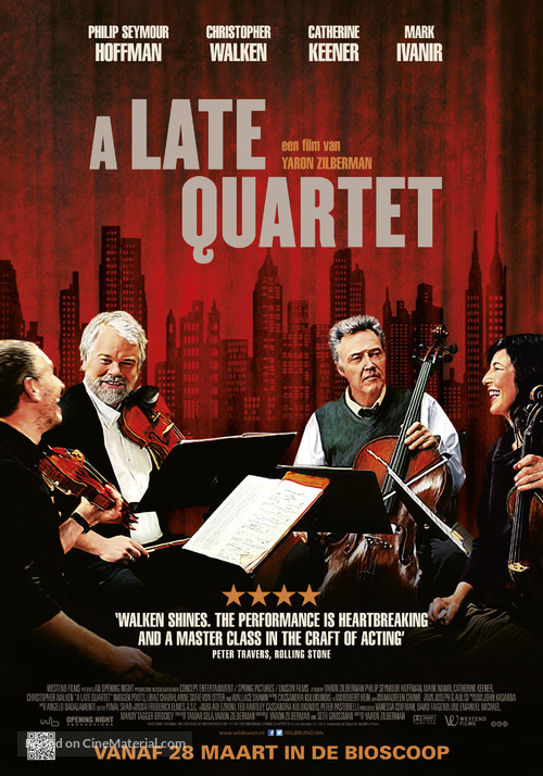 A Late Quartet - Dutch Movie Poster