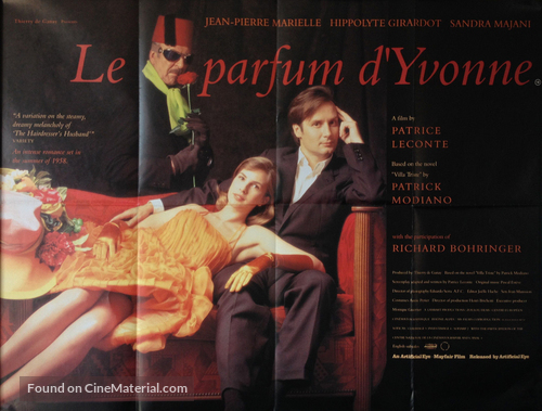 Le parfum d&#039;Yvonne - British Movie Poster