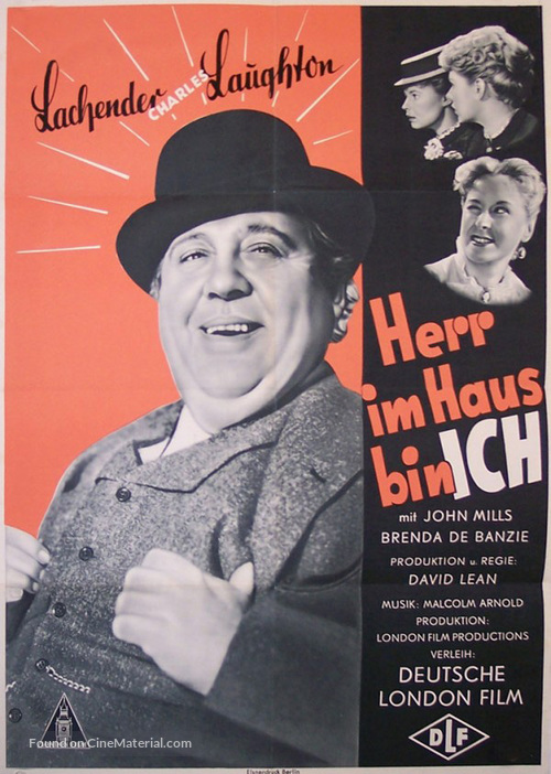 Hobson&#039;s Choice - German Movie Poster