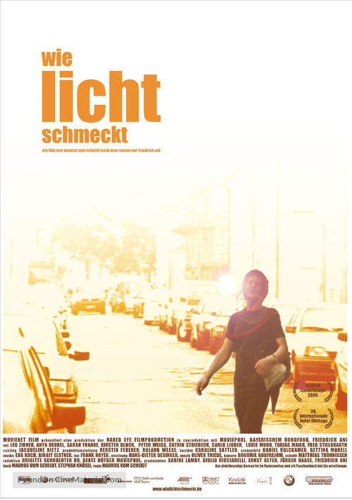 Wie Licht schmeckt - German poster