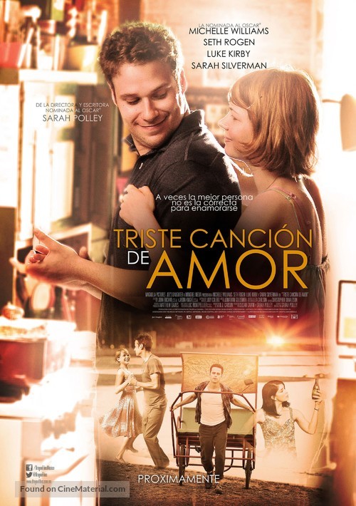 Take This Waltz - Mexican Movie Poster