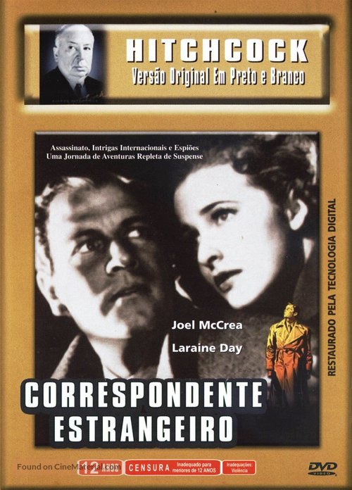 Foreign Correspondent - Brazilian DVD movie cover