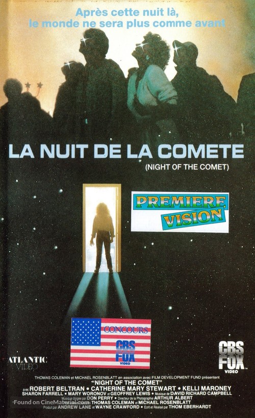 Night of the Comet - French VHS movie cover