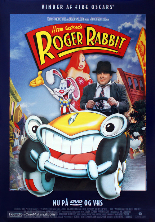 Who Framed Roger Rabbit - Danish Movie Poster