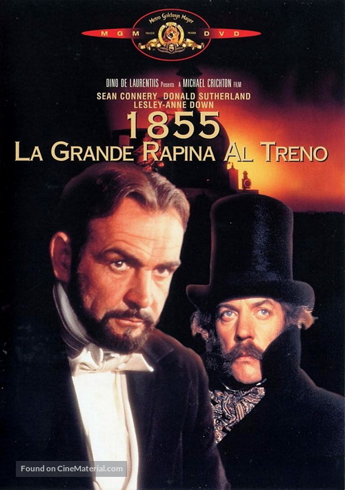 The First Great Train Robbery - Italian DVD movie cover