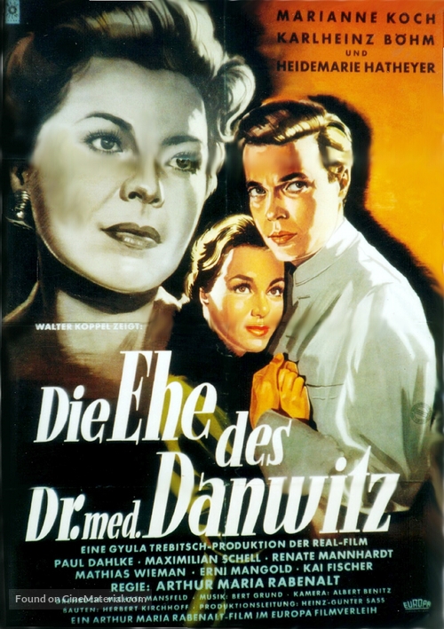 Die Ehe des Dr. med. Danwitz - German Movie Poster