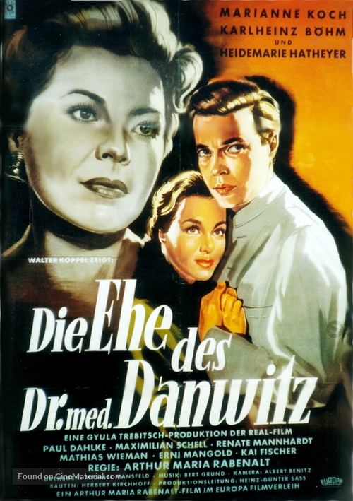 Die Ehe des Dr. med. Danwitz - German Movie Poster