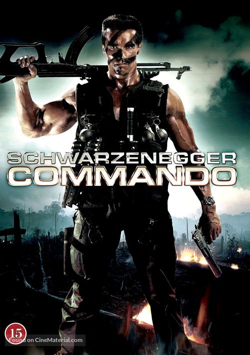Commando - Danish DVD movie cover