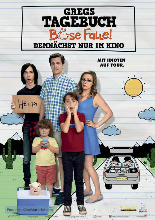 Diary of a Wimpy Kid: The Long Haul - German Movie Poster