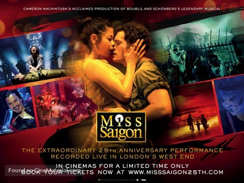 Miss Saigon: 25th Anniversary - British Movie Poster