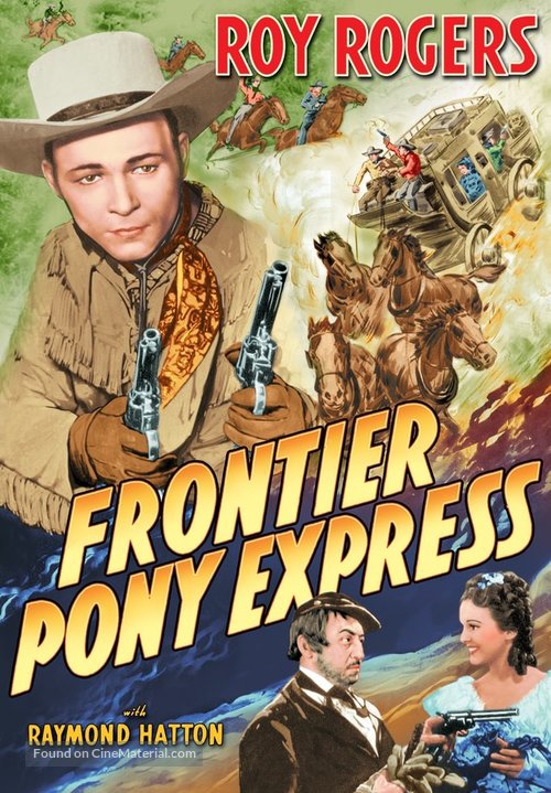 Frontier Pony Express - DVD movie cover