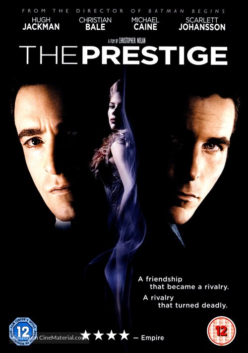 The Prestige - British DVD movie cover