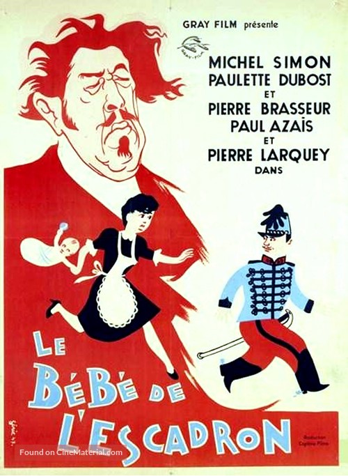 Le b&eacute;b&eacute; de l&#039;escadron - French Movie Poster
