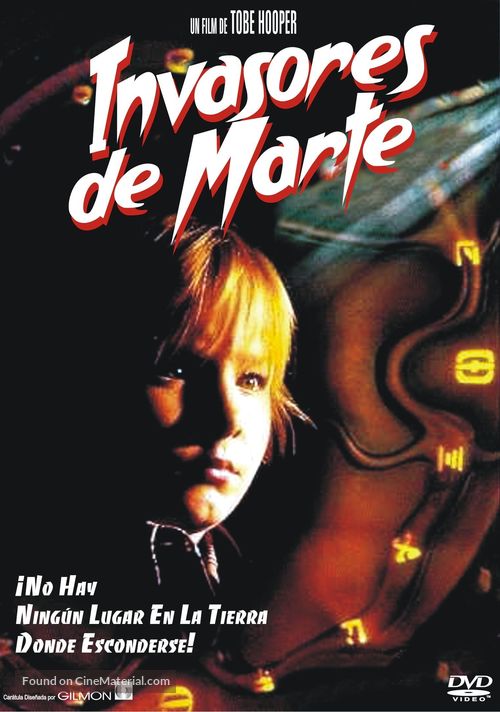 Invaders from Mars - Spanish DVD movie cover