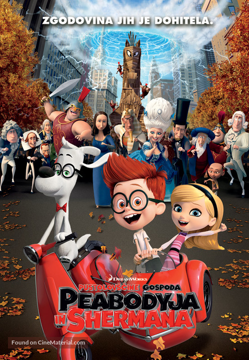 Mr. Peabody &amp; Sherman - Slovenian Movie Poster