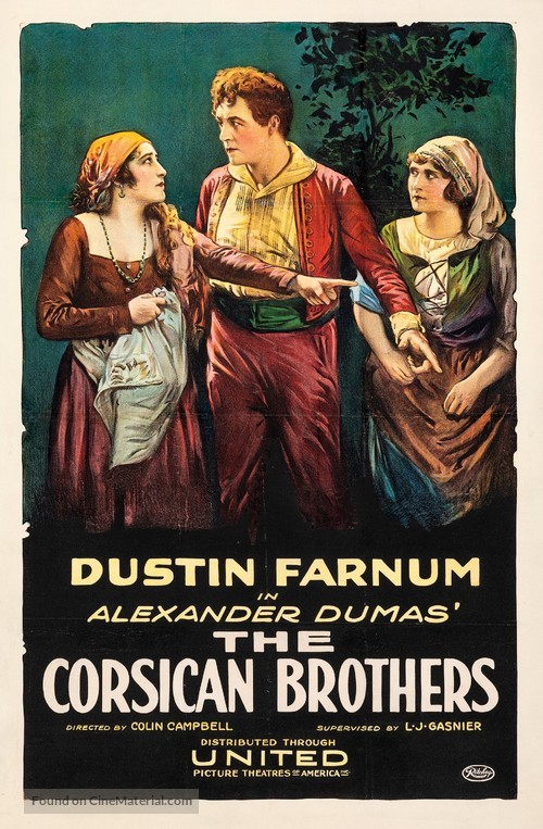 The Corsican Brothers - Movie Poster