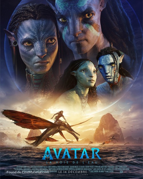 Avatar: The Way of Water - French Movie Poster