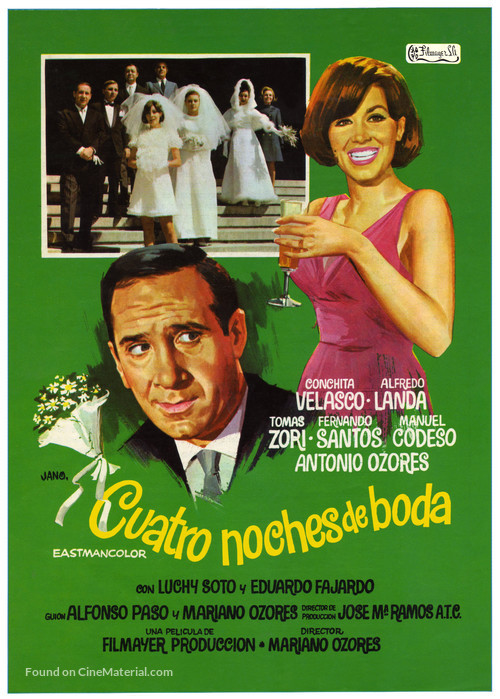 Cuatro noches de boda - Spanish Movie Poster