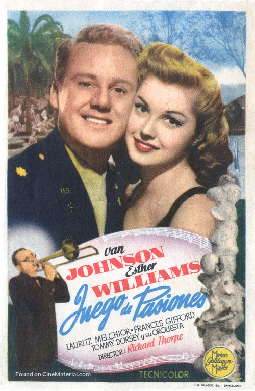 Thrill of a Romance - Spanish Movie Poster