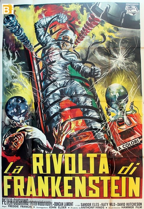 The Evil of Frankenstein - Italian Movie Poster