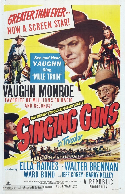 Singing Guns - Movie Poster