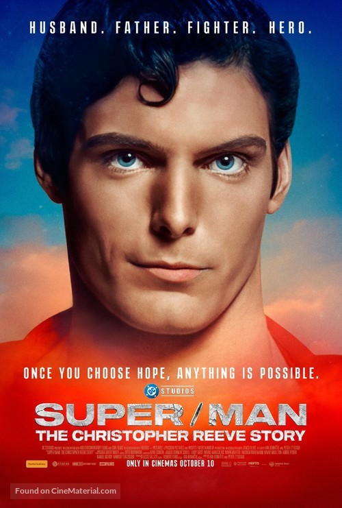 Super/Man: The Christopher Reeve Story - Australian Movie Poster