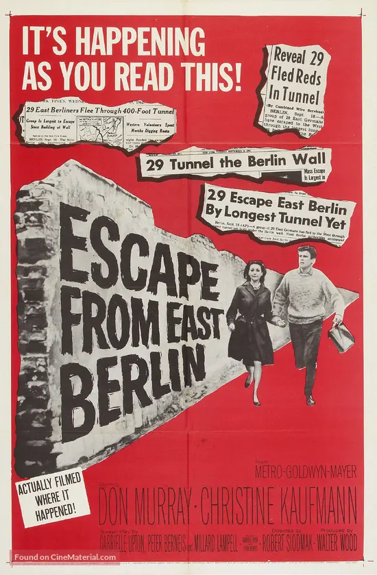 Escape from East Berlin - Movie Poster