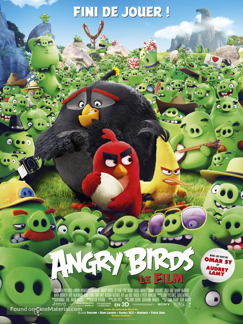 The Angry Birds Movie - French Movie Poster